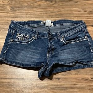 Dark blue denim jeans